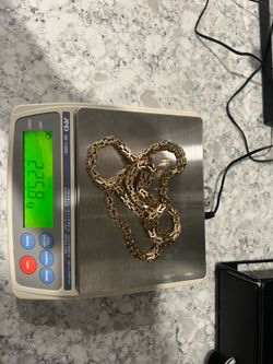 14k gold Byzantine chain