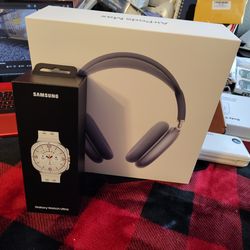 apple air pods max/Samsung Galaxy ultra 47mm smart watch