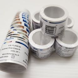 2 Rolls 🇺🇲 US Flag 2024 USPS Forever® Postage Stamps