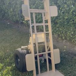 4 WHEEL HEAVY DUTY HAND TRUCK DOLLY WITH WINCH