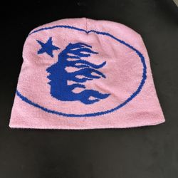 Pink And Blue Beanie