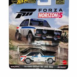 Hot Wheels Premium Forza Horizon 5 '78 Ford Escort RS 1800 MK2 Real Riders