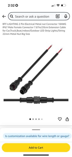 New Set Of Female Waterproof Connectors 