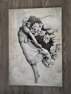 Floral Woman Wall Art – $20
