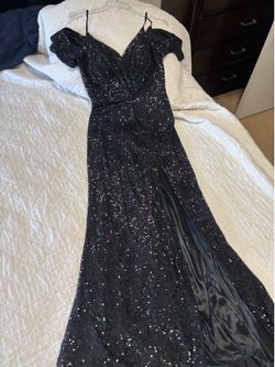 Women night dress , small size , black