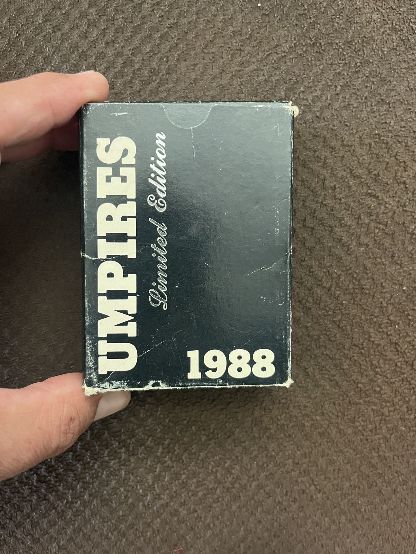 1988 Baseball Umpires Card Set