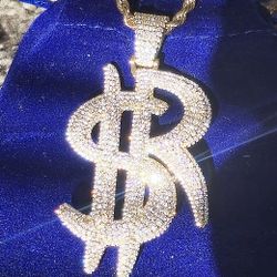 Fake Custom Pendant & Chain