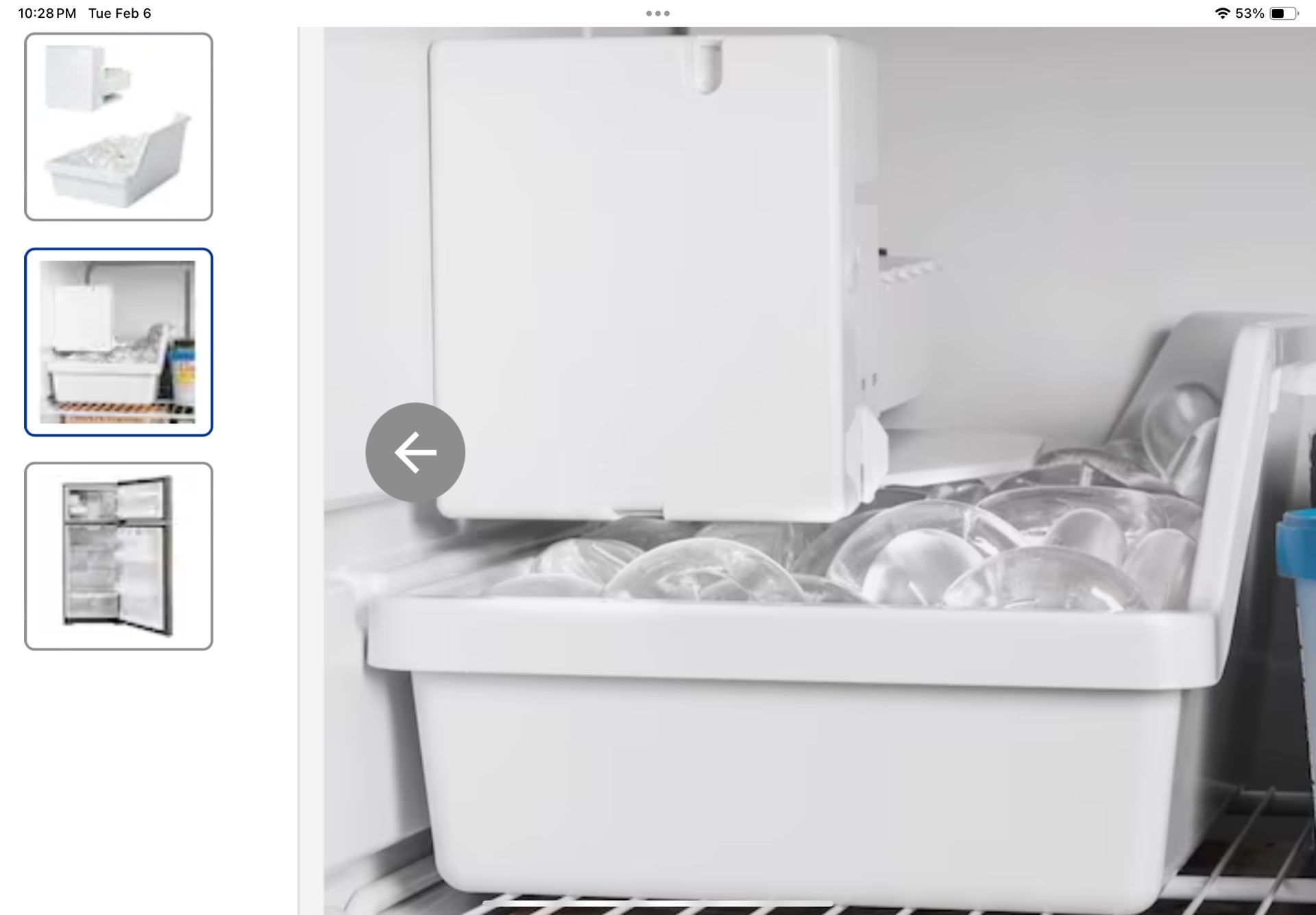 New GE Top-freezer Refrigerator Ice Maker- White $75.00. O.B.O.