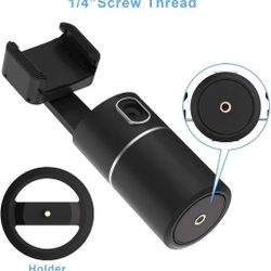 Auto Tracking Phone Holder,360° Rotation Face Body Track Mount,Tracking Tripod for Vlog Shooting Live Streaming,Build-in Battery,No APP Required