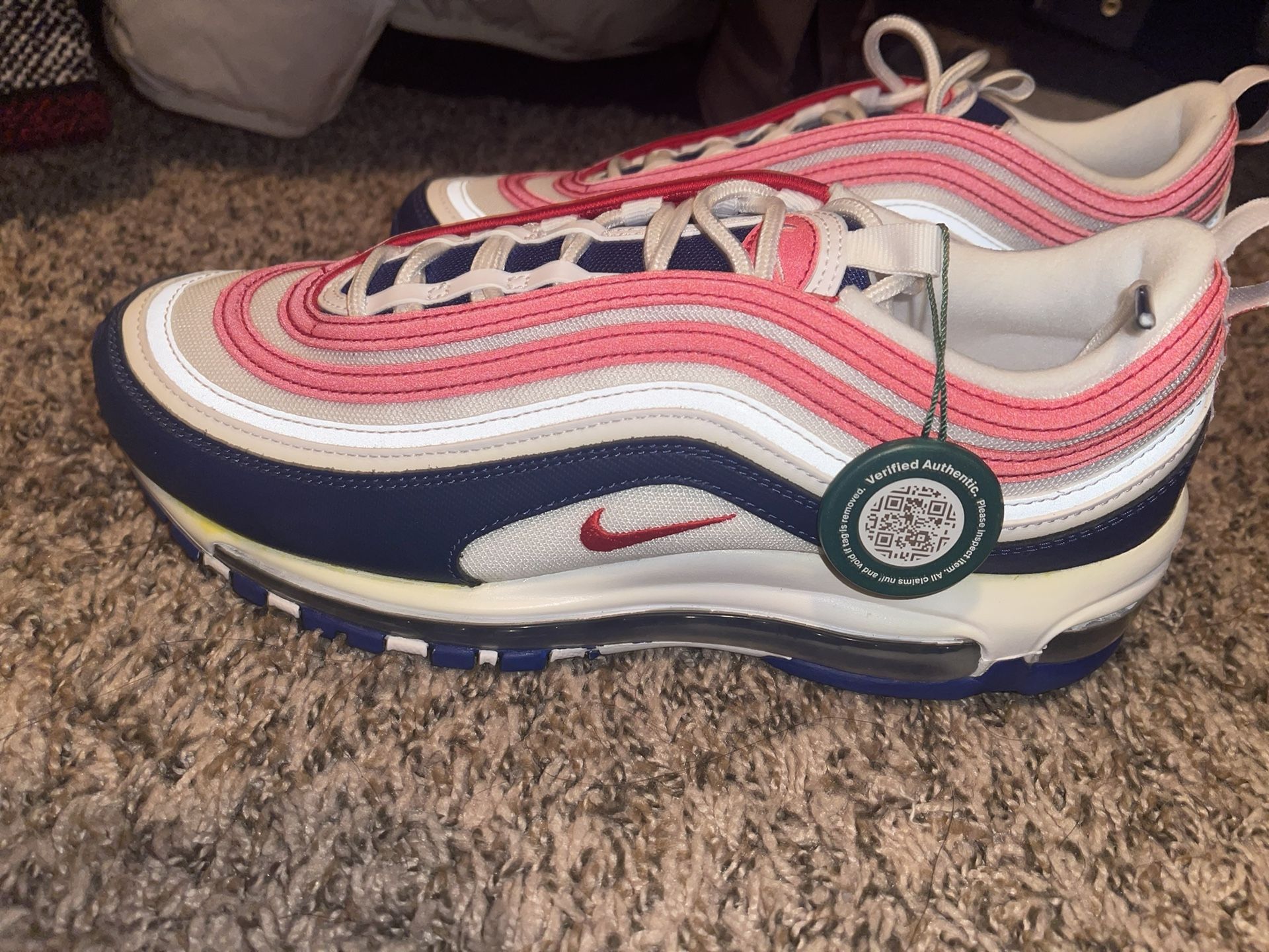 Sale Nike Air Max 97 Pink Mens Men Nike Air Max 97 - Main Image