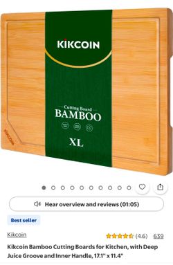 Bamboo cutting board