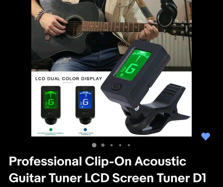 Electric Tuner Guitar Bass Ukulele Brand New