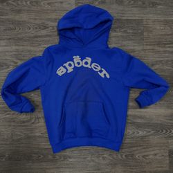 Legacy Blue Sp5der Hoodie (Medium) 