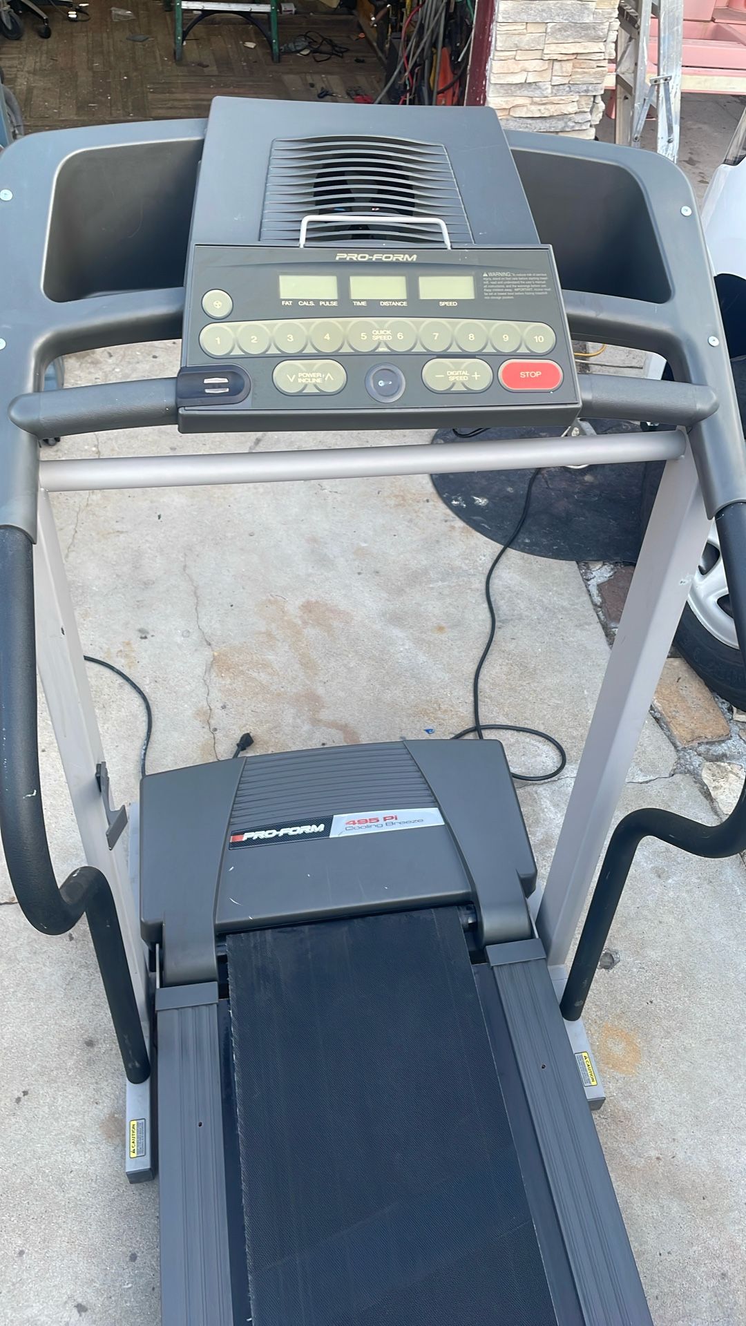 Pro Form 495 Pi Cooling breeze treadmill