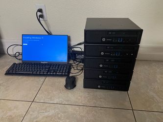 Lot 5X HP Elitedesk 800 G1 USDT desktops