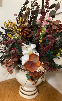 Home decor flower in pot