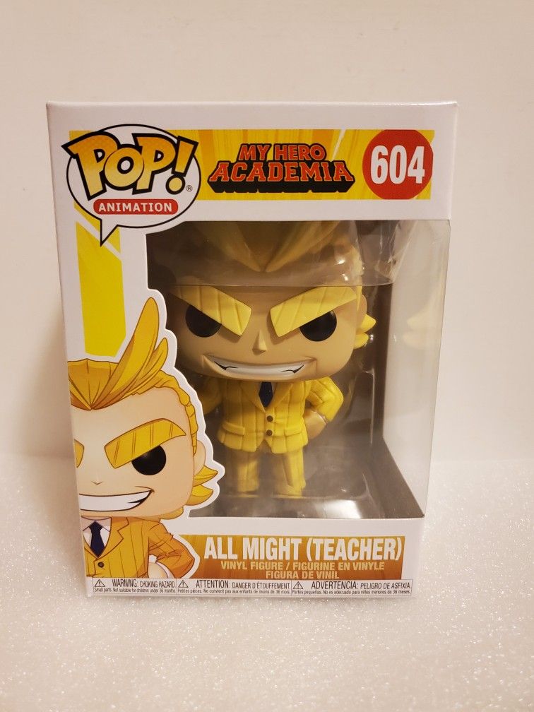 Funko Pop! Animation My Hero Academia All Might (Teacher) #604 Vinyl Figure