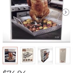 Chicken Roaster, stainless steel Steel (Parini)