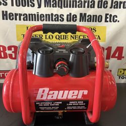 Bauer 20v 1.6GPM 135PSI Air Compressor TOOL ONLY