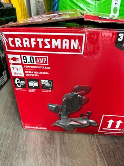 CRAFTSMAN 7-1/4-in 9-Amp Single Bevel Compound Corded Miter Saw
