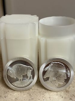 Silver Buffalo rounds 20 coins