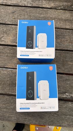 Brand-New AOSU 2K Video Doorbell Pro Kit — 2 Available