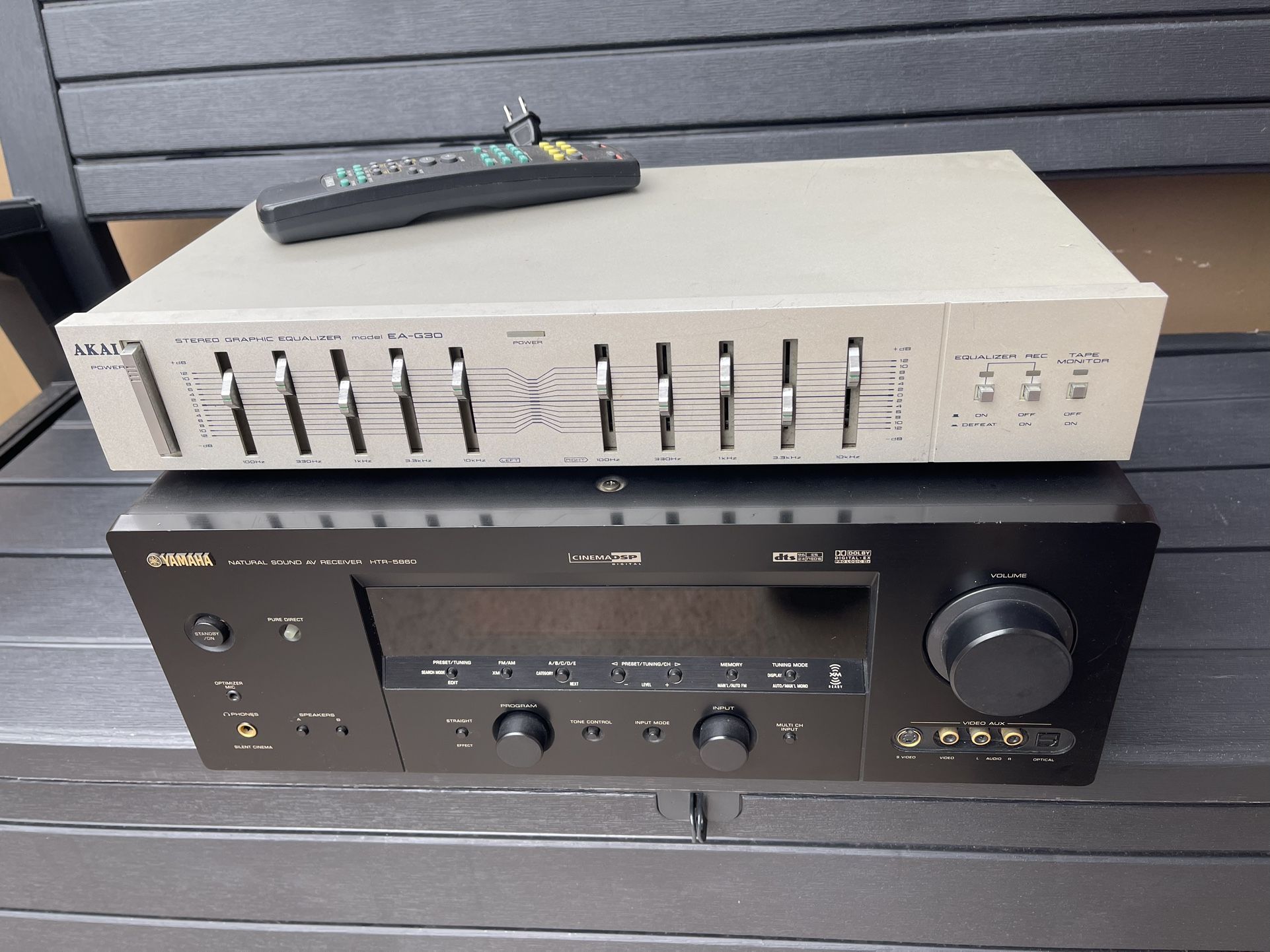 Stereo Receiver Yamaha Ecualizer