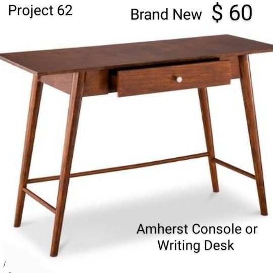 Brand New Amherst Wood Console Table Or Writing Desk
