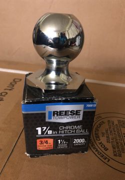 1 7/8 Chrome Hitch Ball