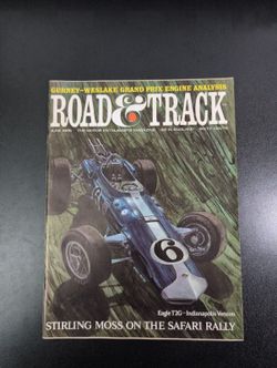 Road & Track June 1966 Automotive Magazine