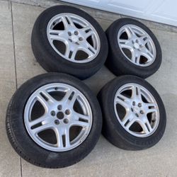 4 — 205/55r16 5x100 5x3.94 Stock Subaru Wrx Toyota Celica Matrix  Impreza Prius Wheels Rims Tires!