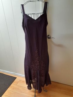 Eggplant Color Gown Sz 16