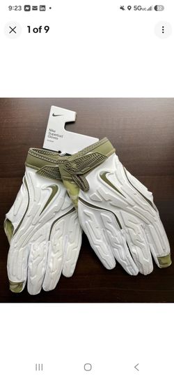 Nike NFL Superbad 7.0 White / Camo 4XL Padded Football Gloves HQ1121-152 Salute