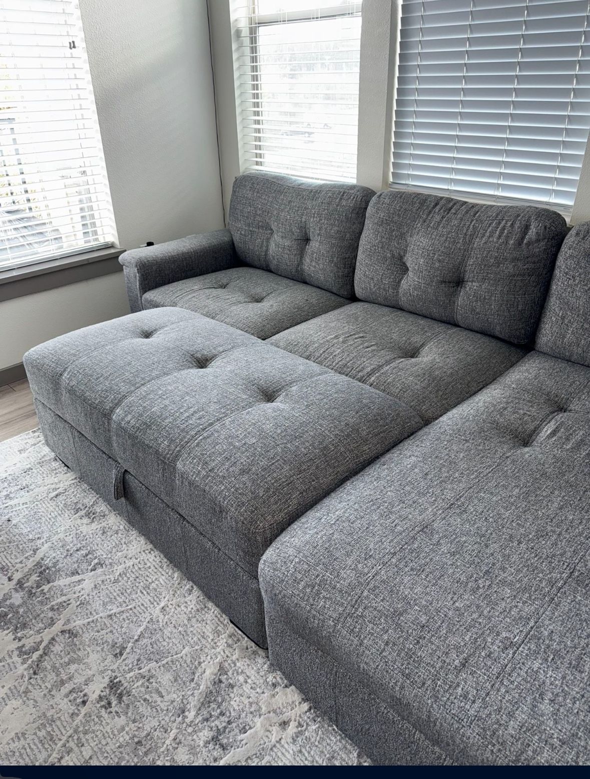 Couch And 4 Bar Stools