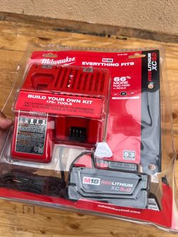 Milwaukee M18 Battery 5.0 and Charger