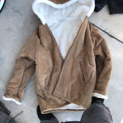 Leather jacket large