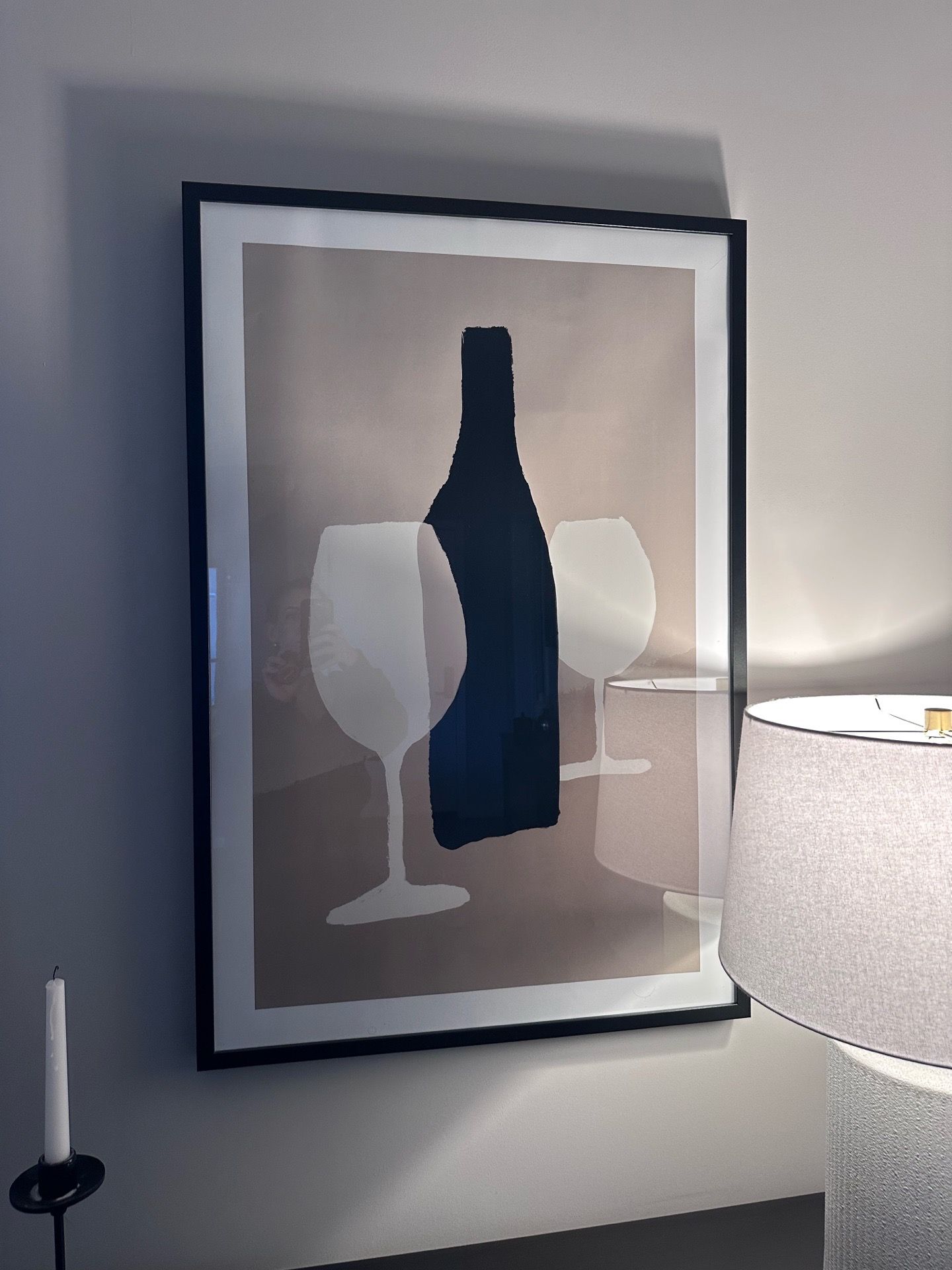 2 black IKEA frames - 24x35 ¾