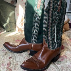 Lucchese Vintage Cowboy Boots Women’s 7 USA Made