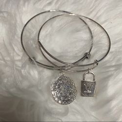 Lv Silver Charm Set