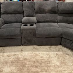 Ashley Sectional Recliner Couch