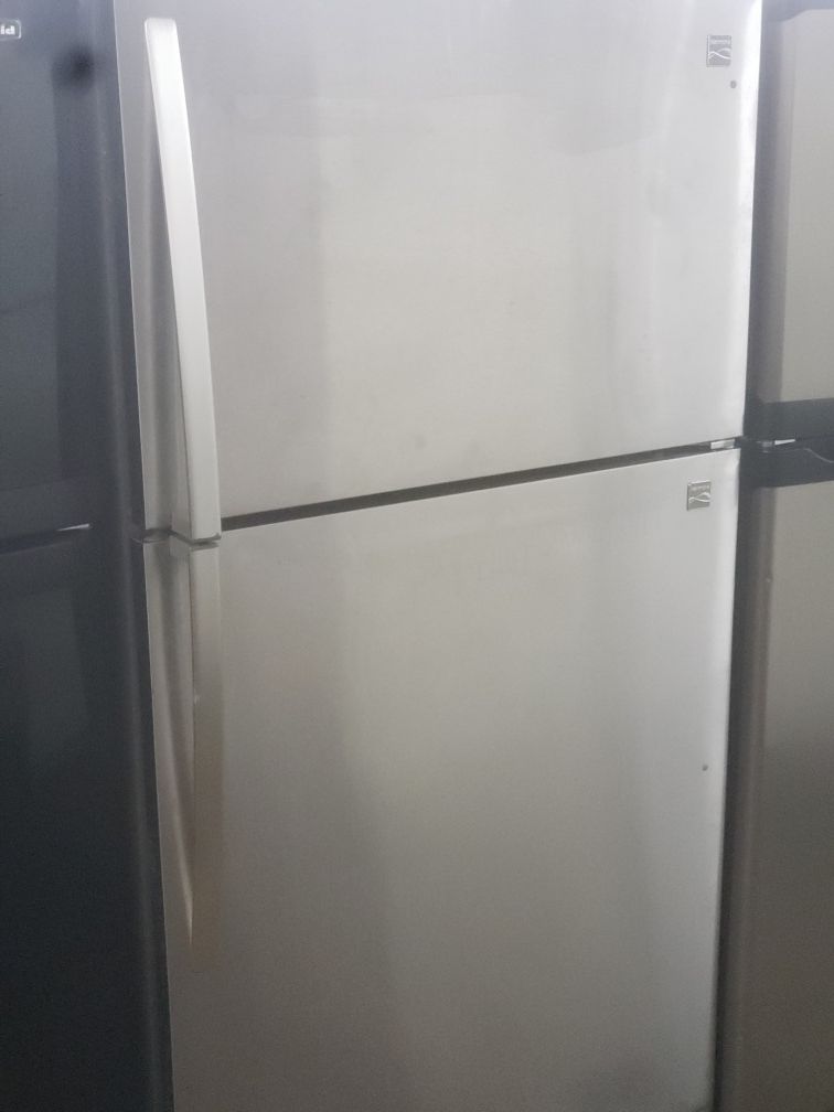 Kenmore silver top refrigerator 33 inches
