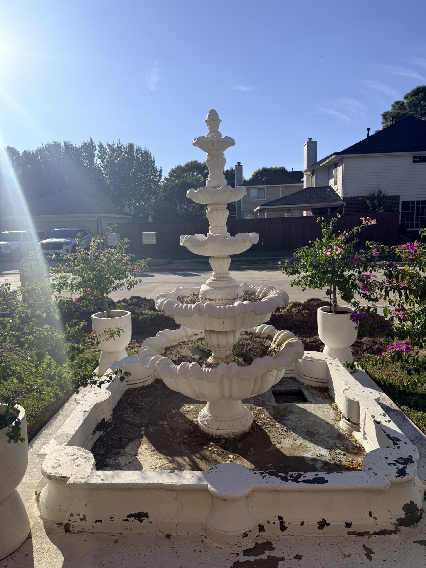 5 Tier Concrete Fountain