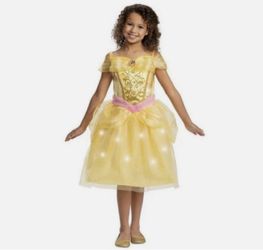 Disney Princess Belle Light Up Fancy Dress Halloween Costume