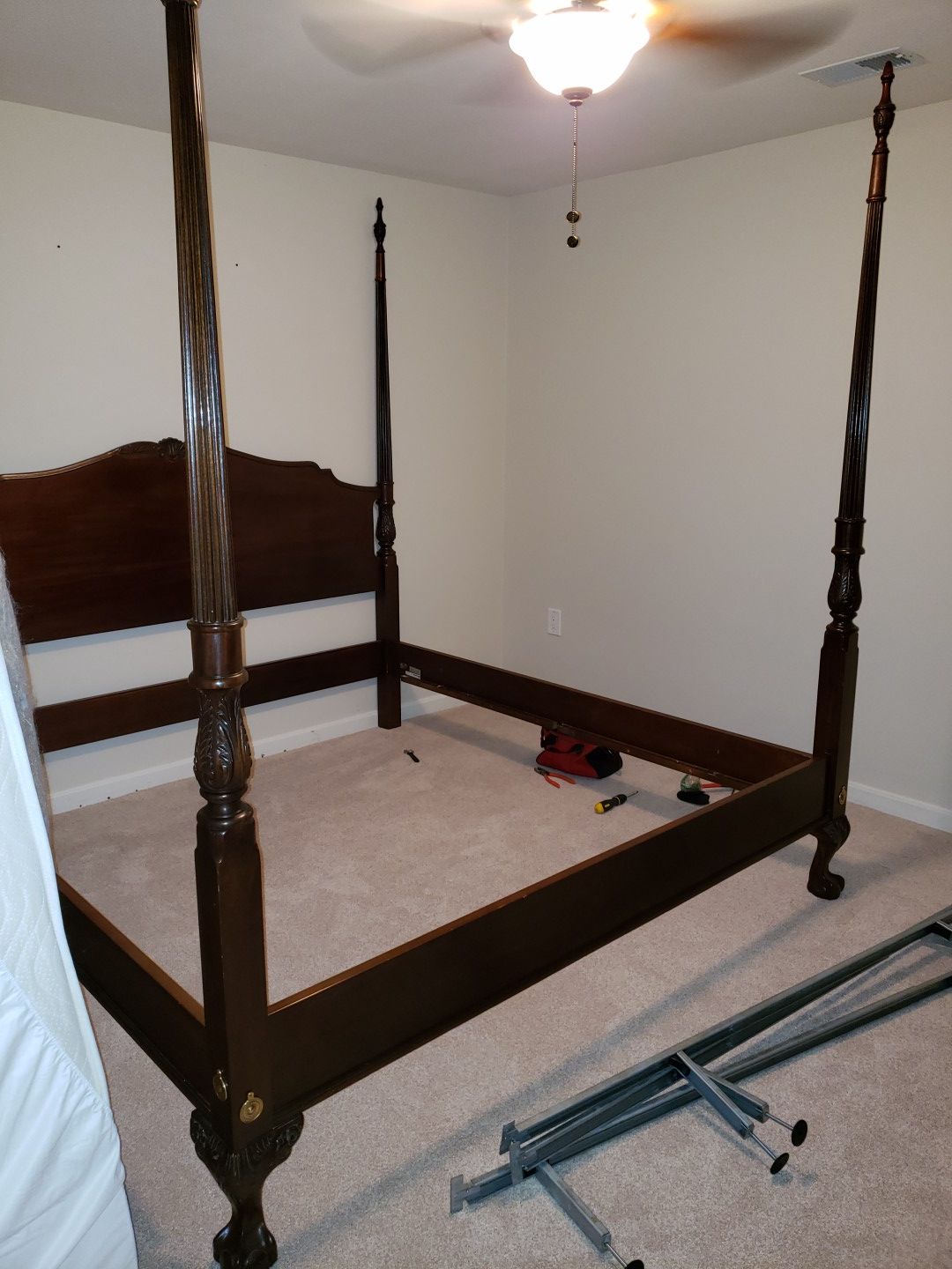 King size bed frame