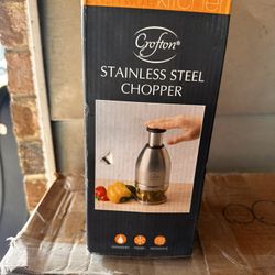 Manual Food Chopper Stainless Steel