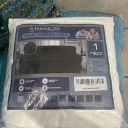 Brand New Snow White Velvet Sofa And Love Seat Covers