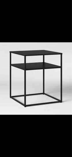 MOVING SALE - Glasgow Metal Side Table Black - Threshold