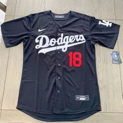 Yoshinobu Yamamoto Black Los Angeles Dodgers Jersey 