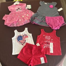 NEW Baby Girl Bundle Sz 6/9 mos