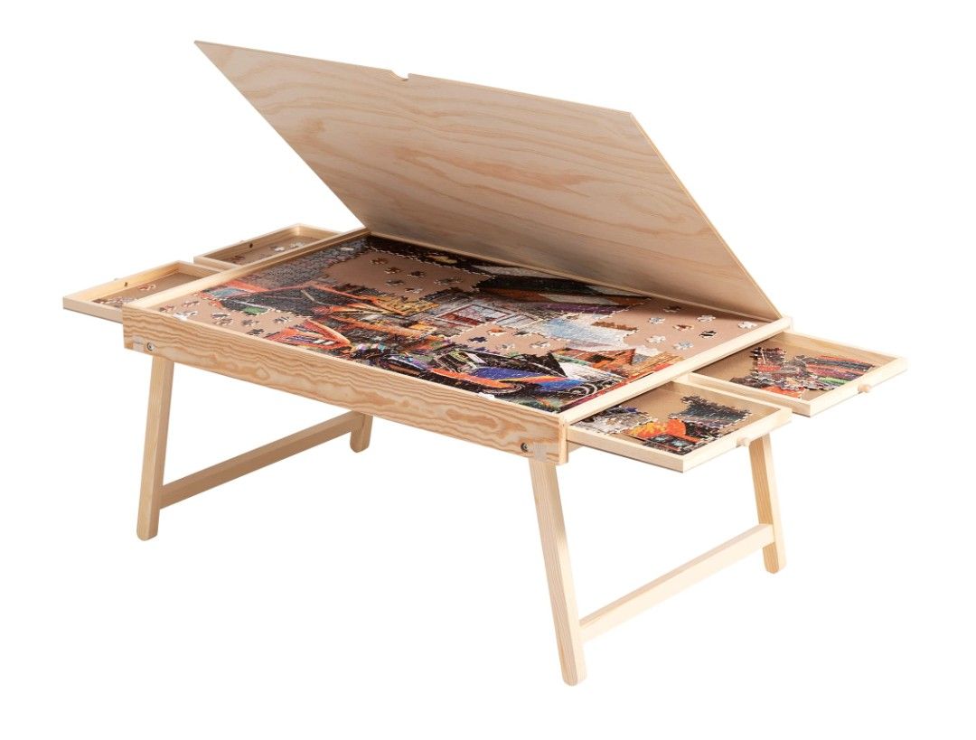 Puzzle Board With Storage